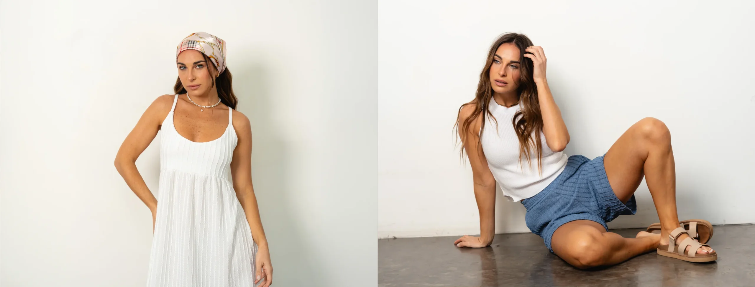 Modelos con looks de la colección Spring Summer '27