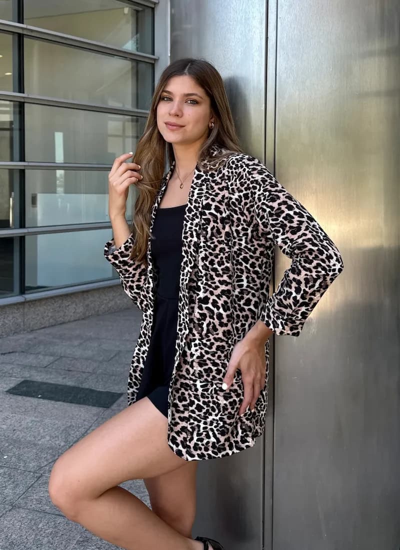 Blazer Animal Print
